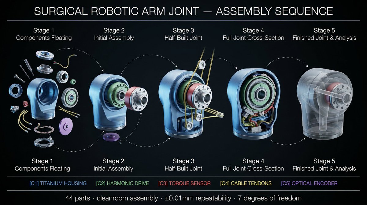 Product Assembly Sequence Timeline — example 3