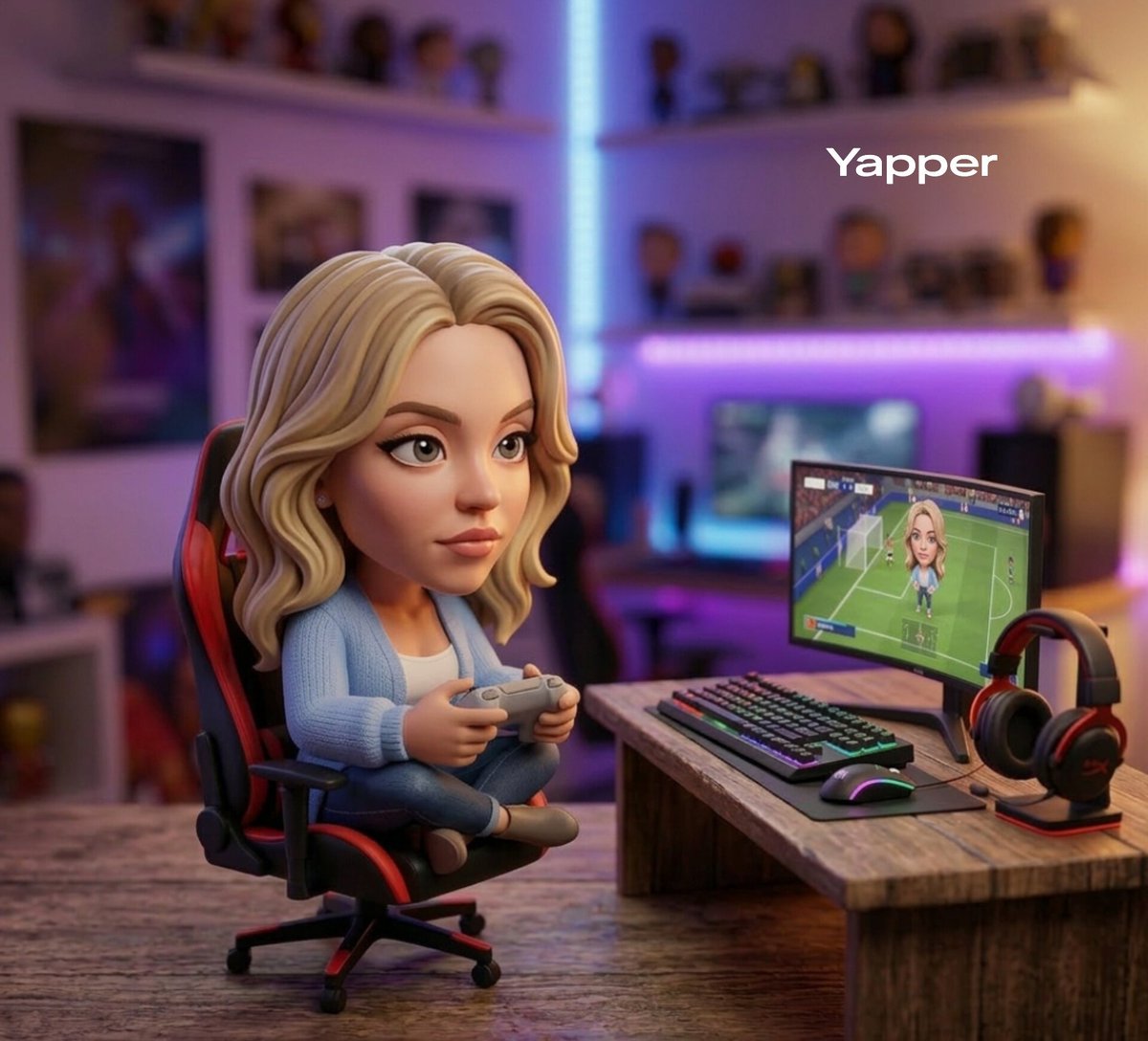 Stylized 3D Collectible Figurine — example 1