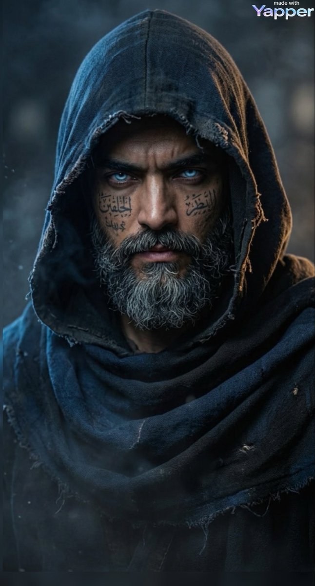 Cinematic Portrait of a Mysterious Hooded Warrior — example 1