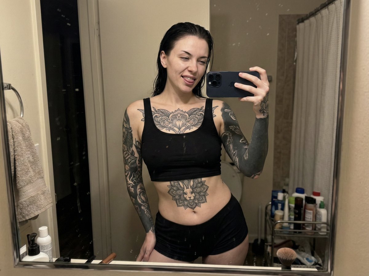Raw iPhone Mirror Selfie Realism — example 1