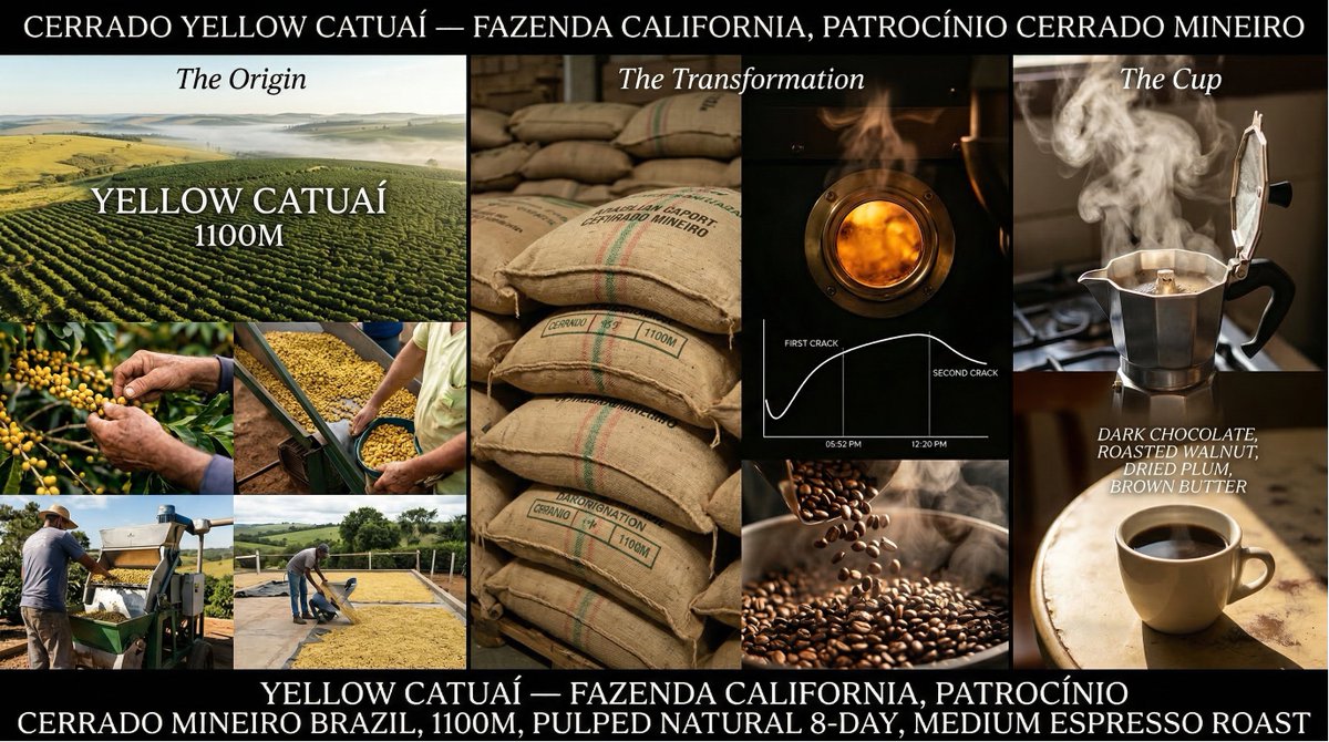 Coffee's Journey Board prompt for Nano Banana 2 — example 2