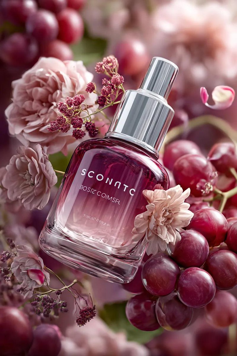 3D Floating Cosmetic Bottle Product Shots — example 4