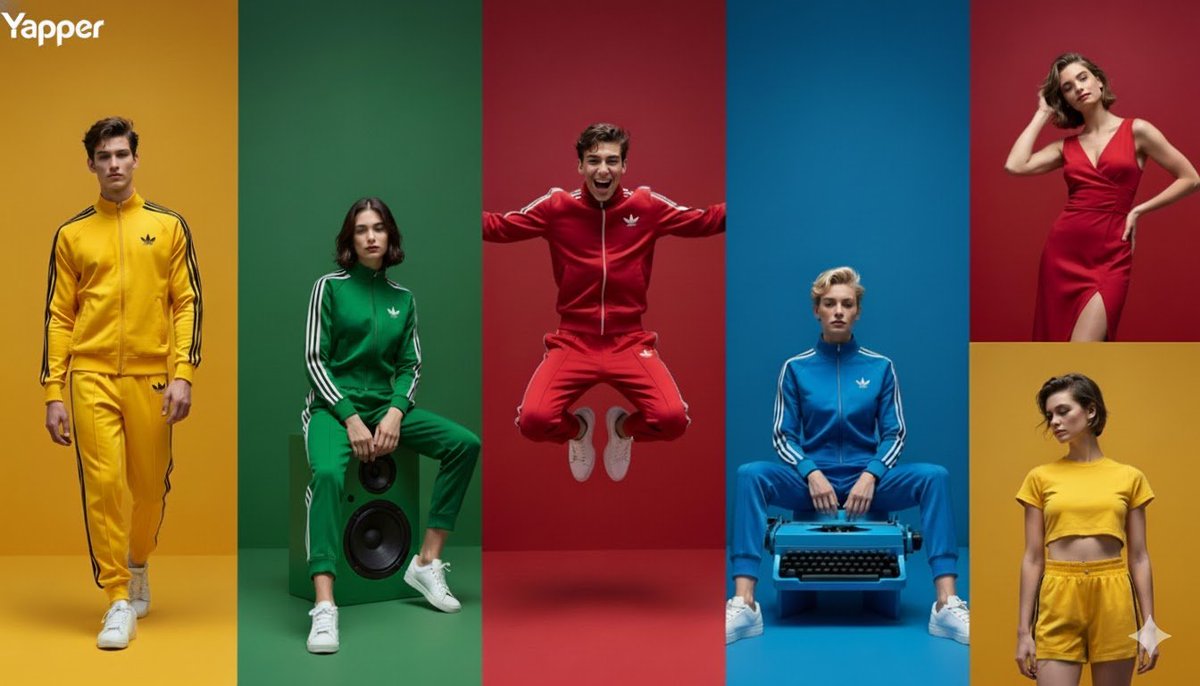Split-Screen Fashion Editorial Advertisement