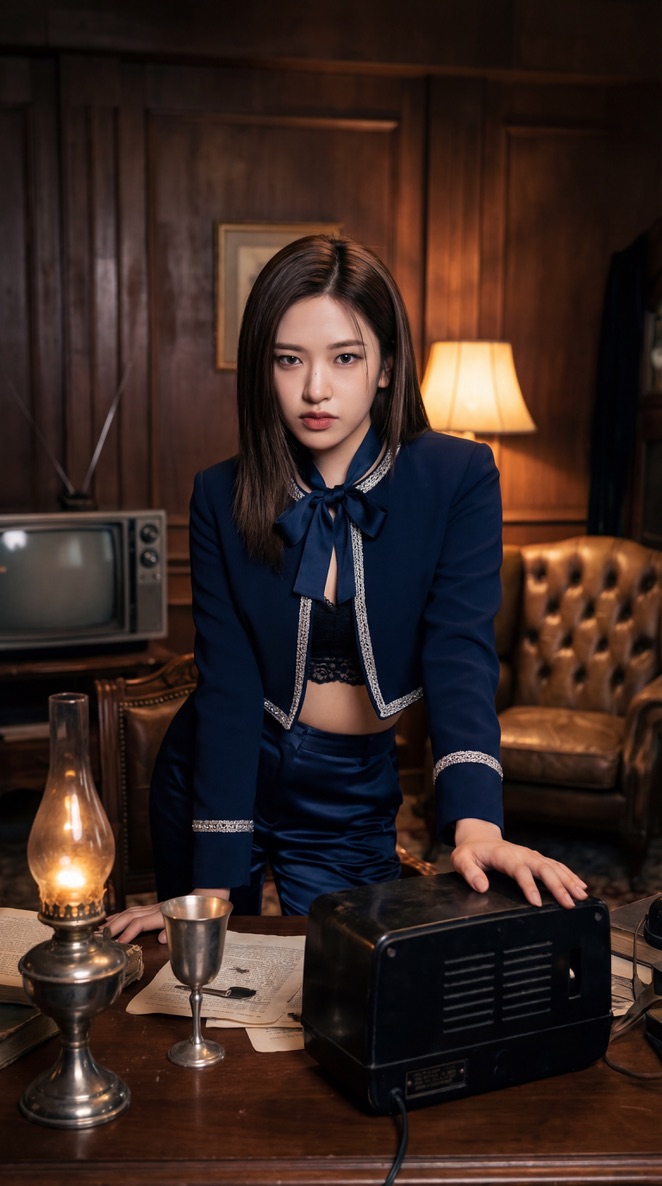 IVE KPOP Idol Retro Cinematic Portraits — example 3