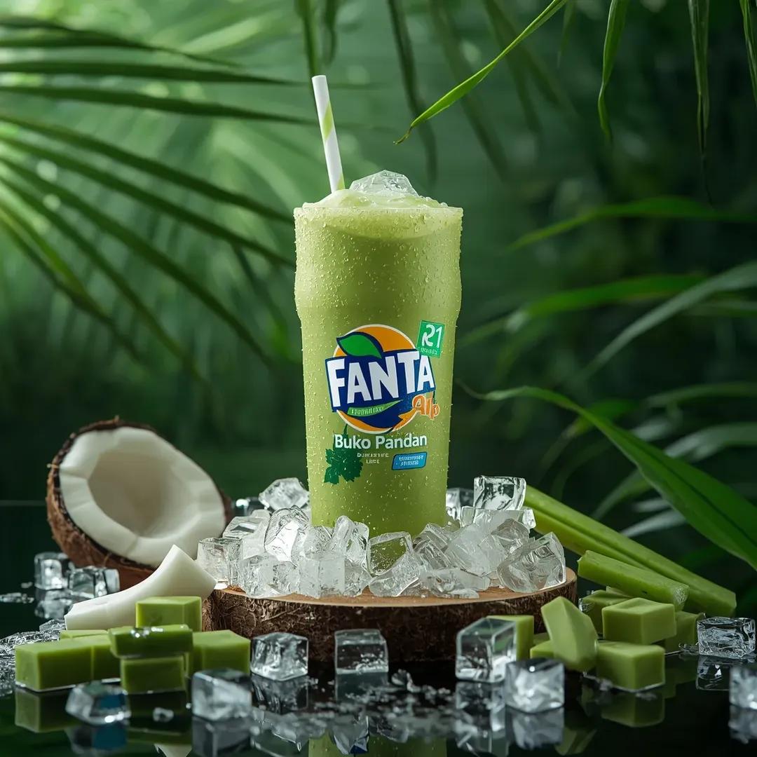 Hyper-realistic Fanta Product Shot Prompt — example 1