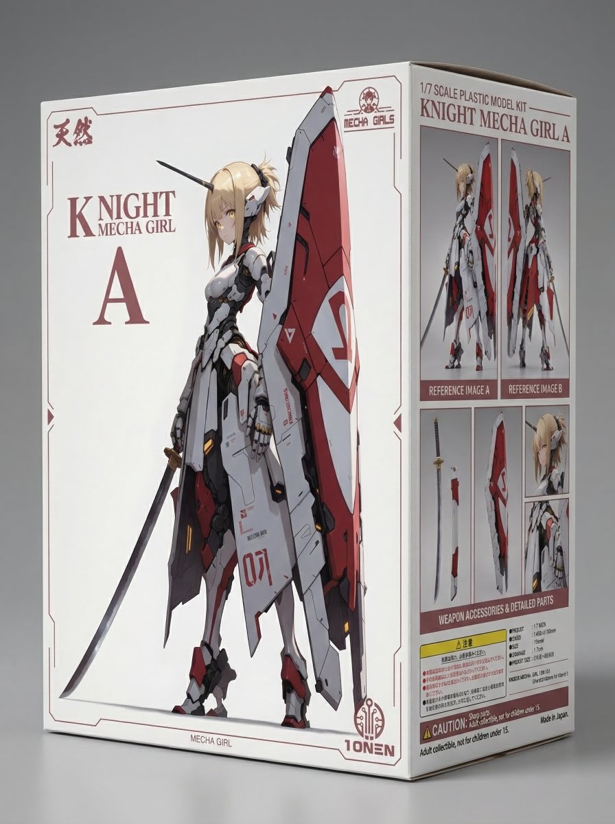 Mecha Girl Figure Concept Prompt — example 3