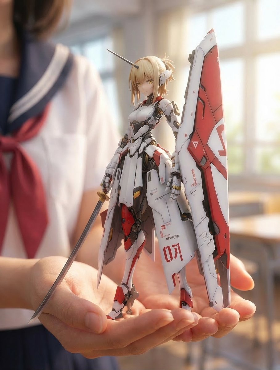 Mecha Girl Figure Concept Prompt — example 4