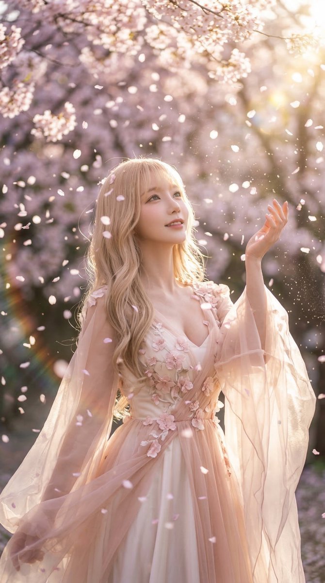 Nano Banana 2 Prompt: Sakura Rain — example 3