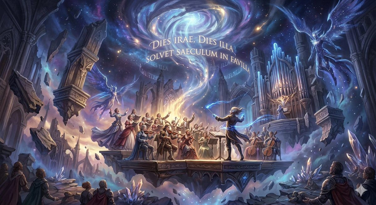 Mozart's Dies Irae Image Generation — example 1
