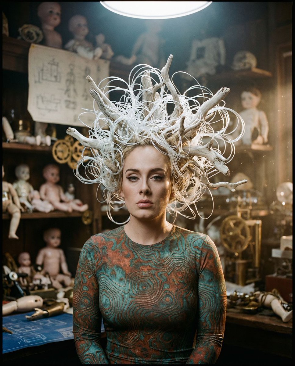 Surreal Automaton Portrait Prompt (Gemini Nano Banana Pro) — example 1
