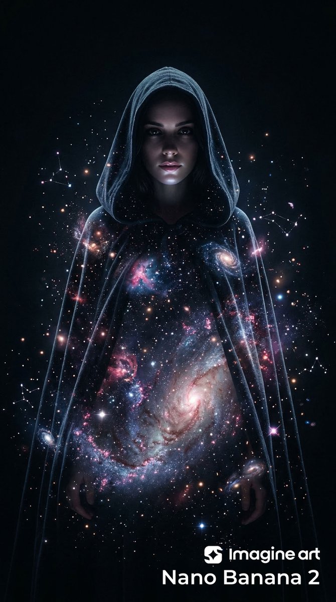 Comparison of Image Models with a Cosmic Woman Prompt — example 3