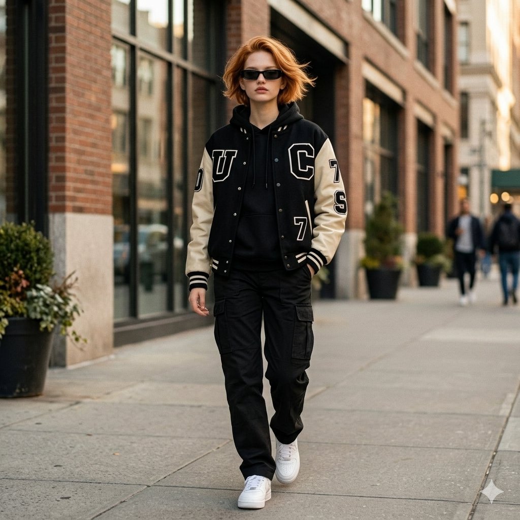Cinematic Street Fashion Photo Prompt (Male) — example 2