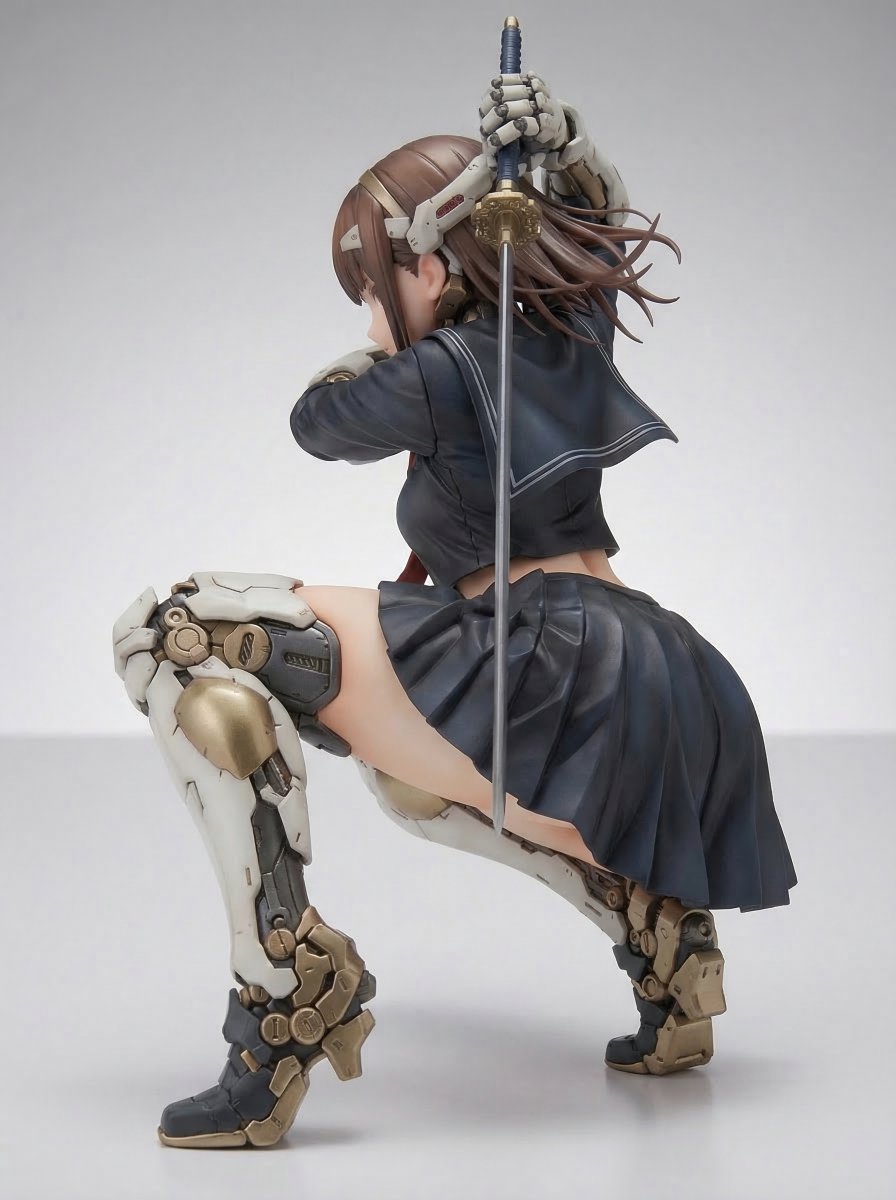Samurai Mecha Girl Figure — example 2
