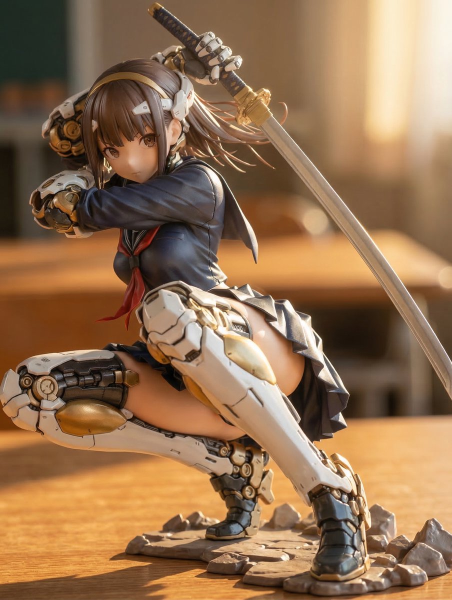Samurai Mecha Girl Figure — example 4