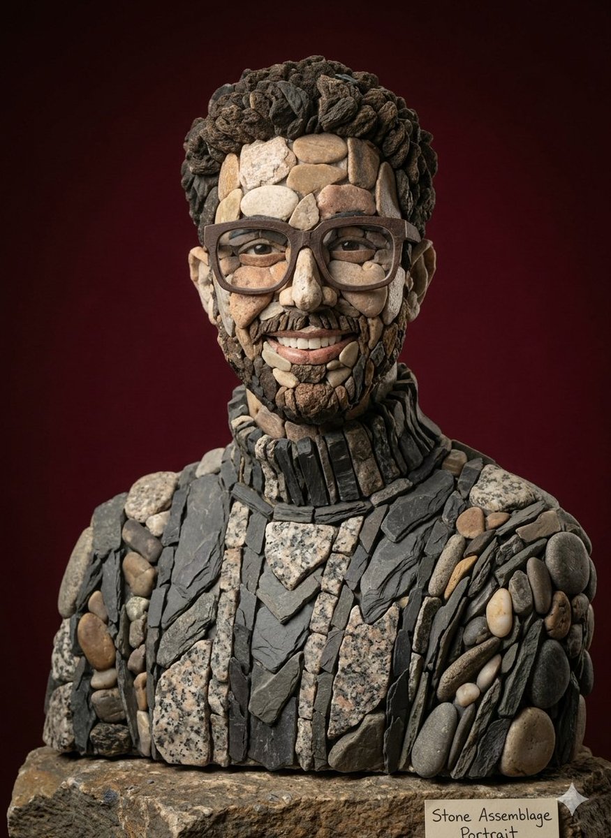 Handcrafted Stone Figurine Transformation Prompt — example 2