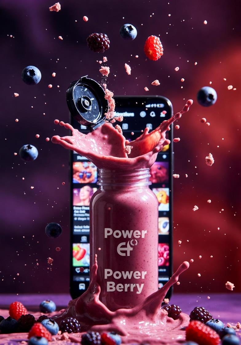 High-Energy Smoothie Product Shot — example 3