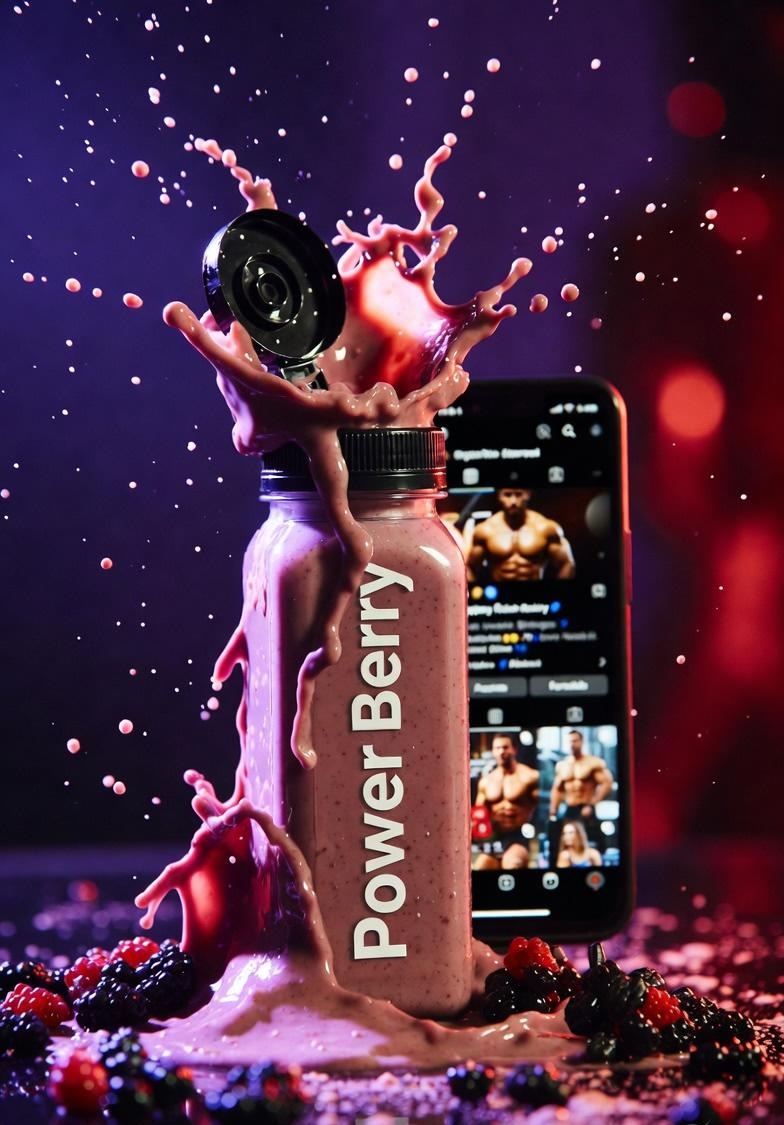 High-Energy Smoothie Product Shot — example 4