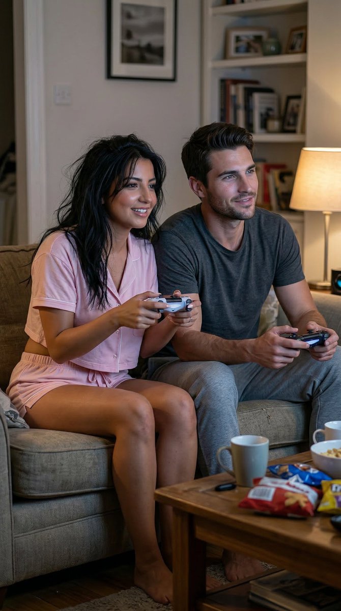 Realistic Gaming Couple Portrait Prompt for Nano Banana 2
