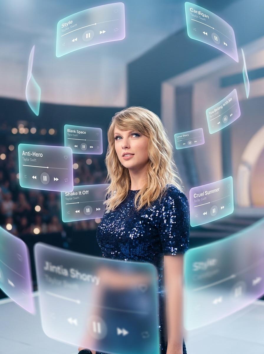 Drake with Orbiting Glass Music Interfaces — example 2
