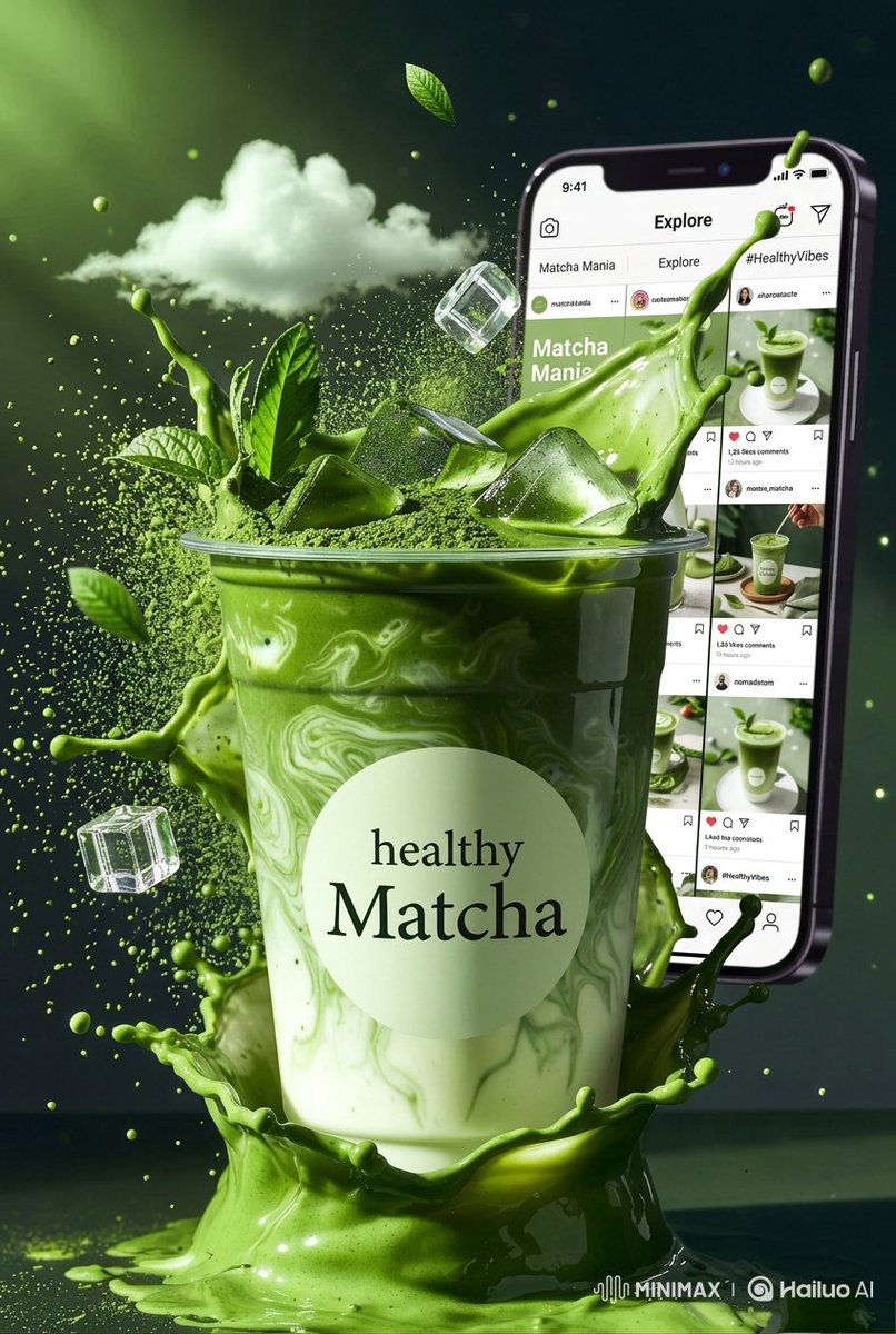 High-End Matcha Product Photography Prompt for Nano Banana 2 — example 4