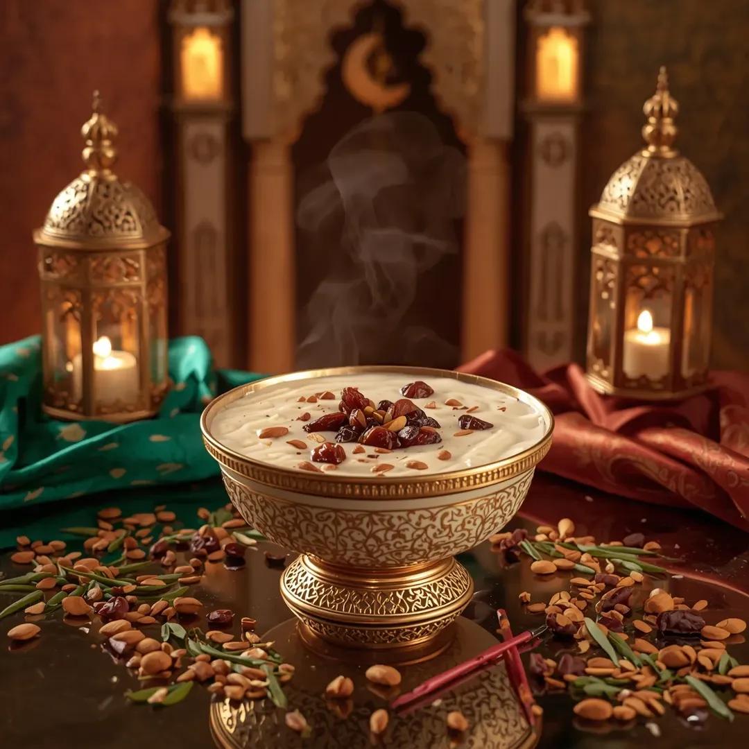 Ultra-Realistic Luxury Sheer Khurma Food Photography — example 1