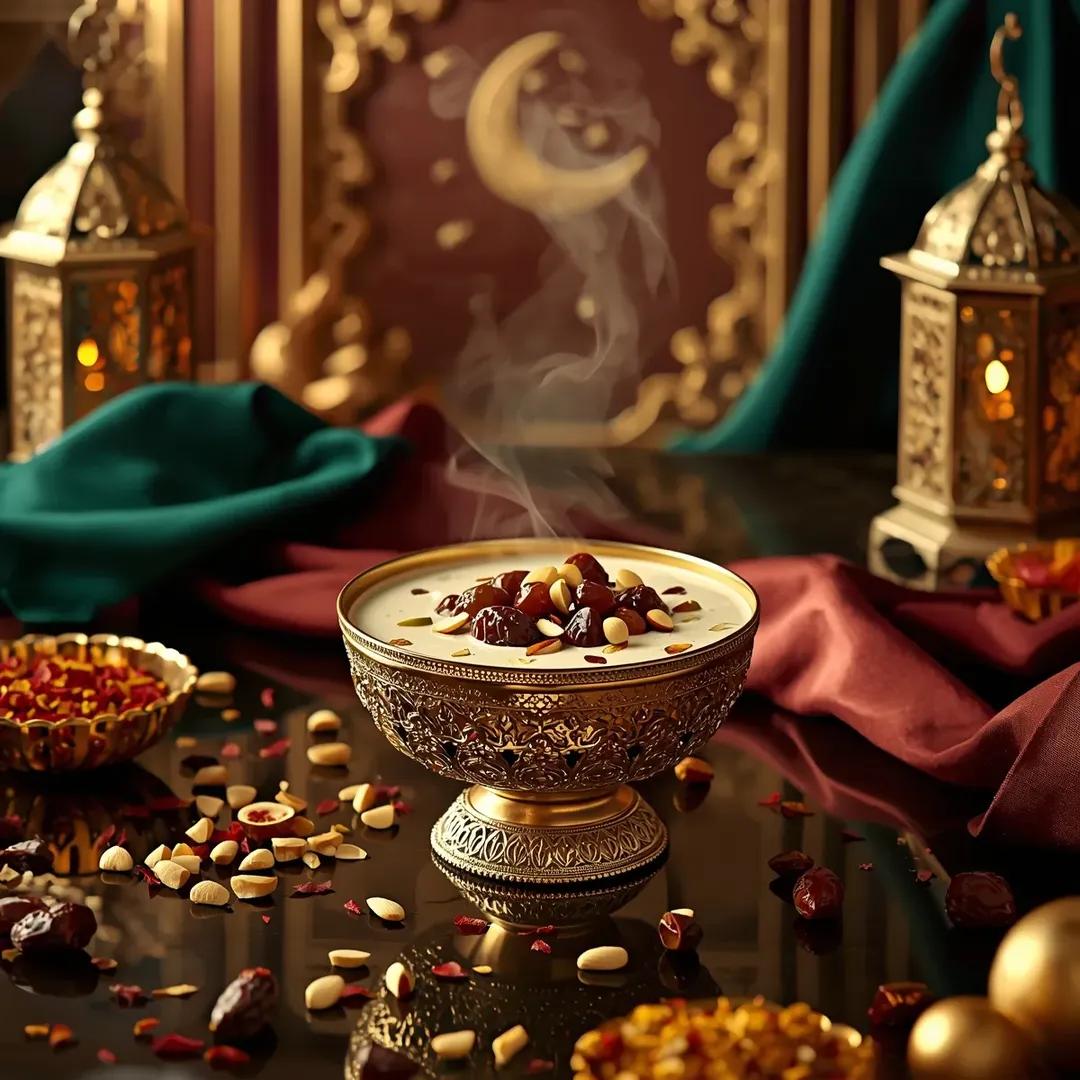 Ultra-Realistic Luxury Sheer Khurma Food Photography — example 4