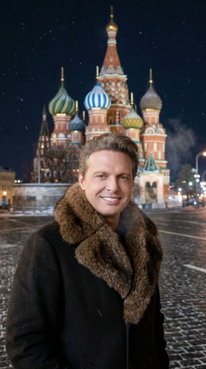 Luis Miguel as a Russian Man in Red Square — example 1