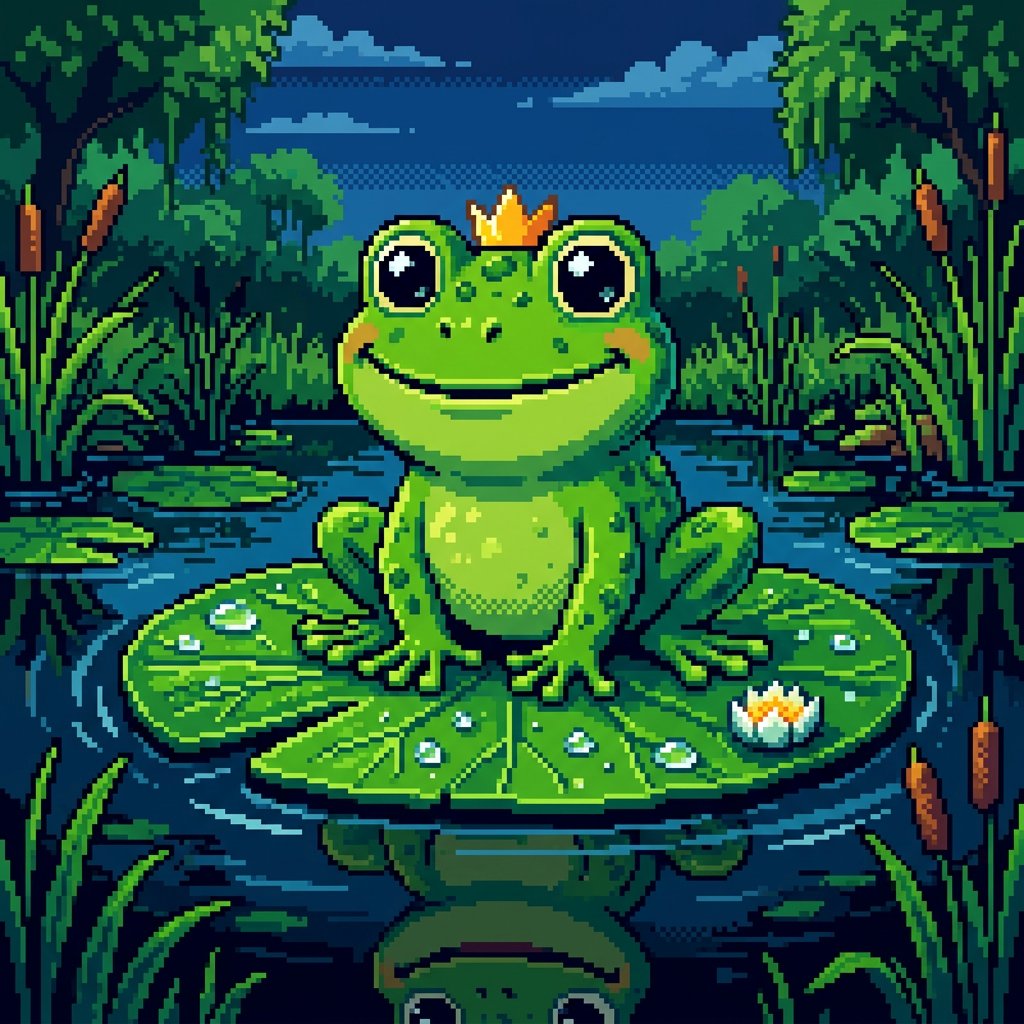 Pixelated Cartoon Animal Image — example 2