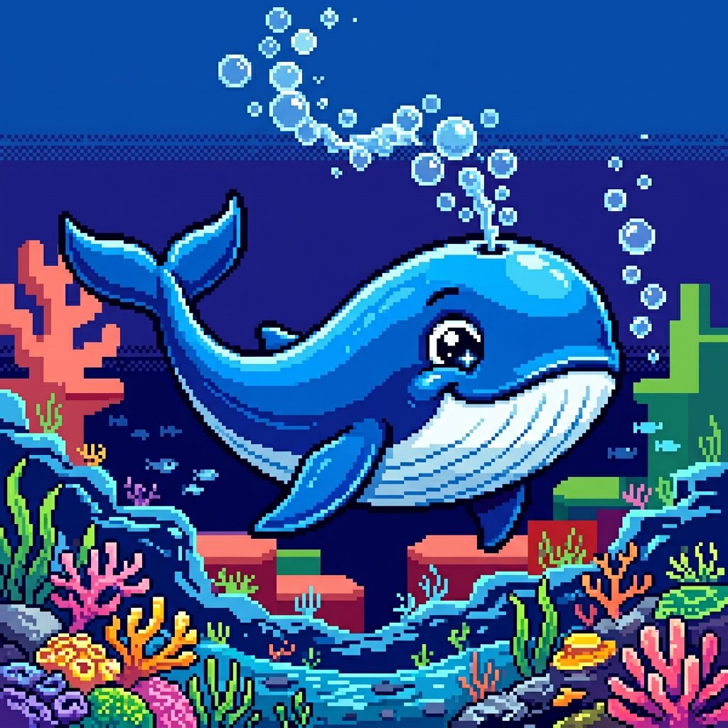 Pixelated Cartoon Animal Image — example 4