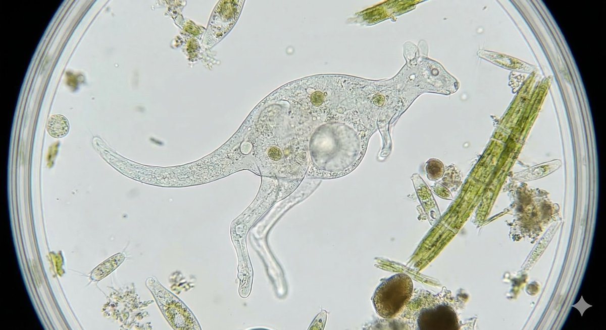 Kangaroo-Inspired Single-Celled Organism — example 1
