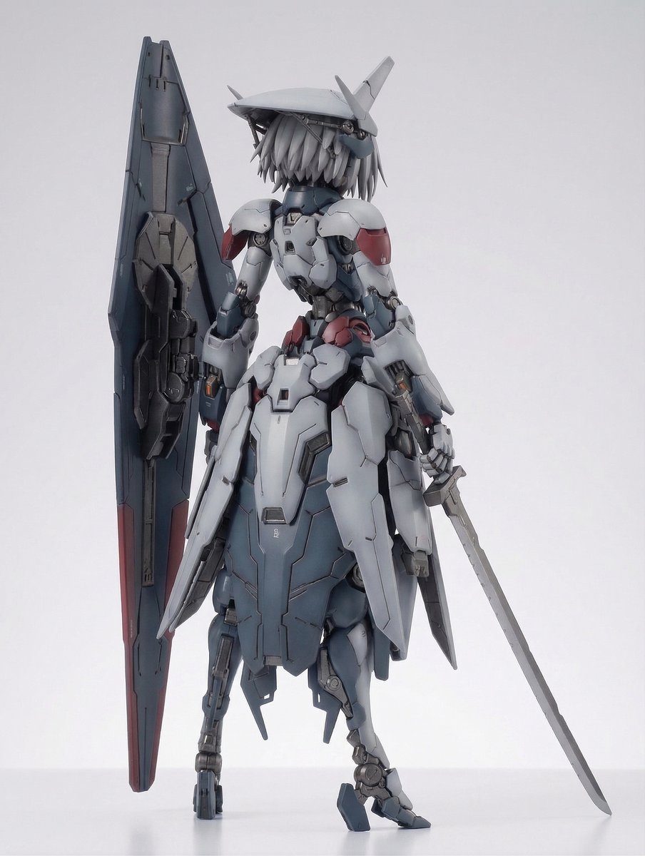 KNIGHT MECHA GIRL Figure Concept — example 2