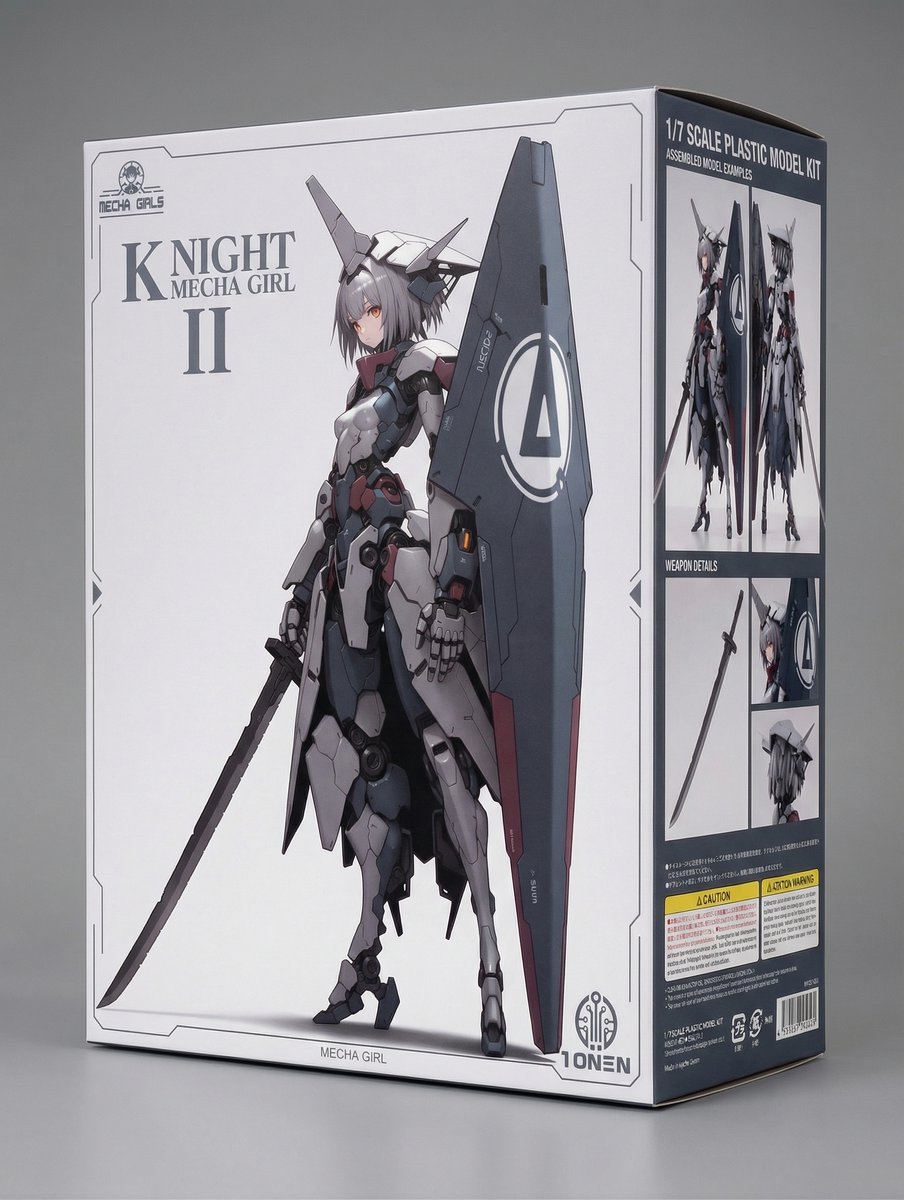 KNIGHT MECHA GIRL Figure Concept — example 3