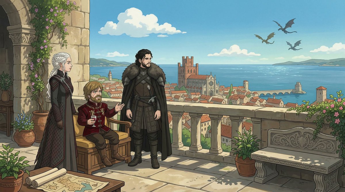 Ghibli x Game of Thrones Character Prompts — example 4