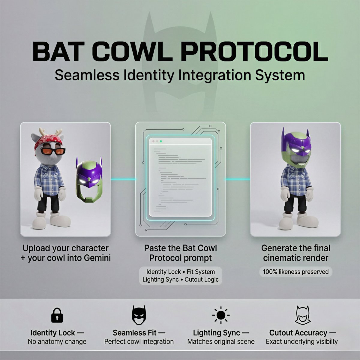 Bat Cowl Protocol Character Prompt — example 1