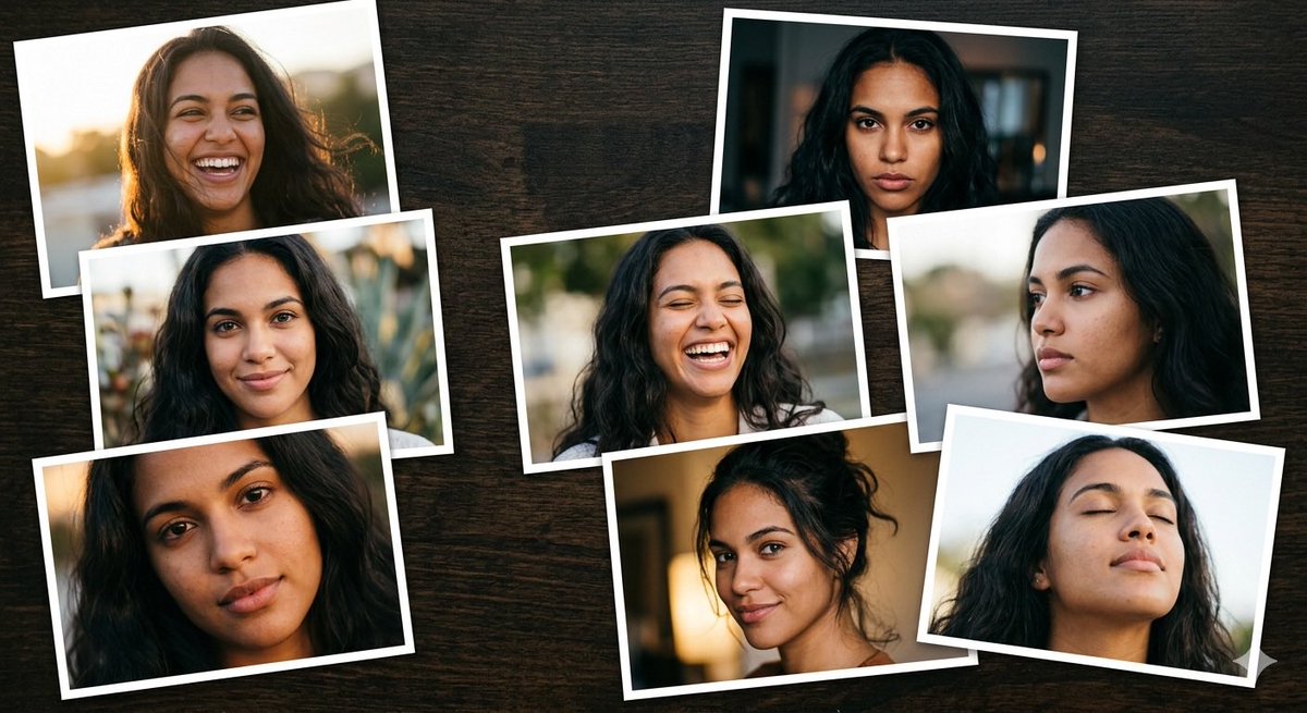 Dominican Woman Portrait Collage Generation Request for Nano Banana Pro — example 1