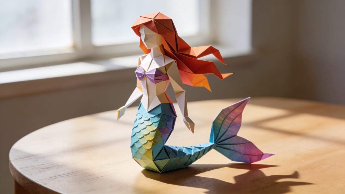 Hyper-realistic Origami Sculpture — example 3
