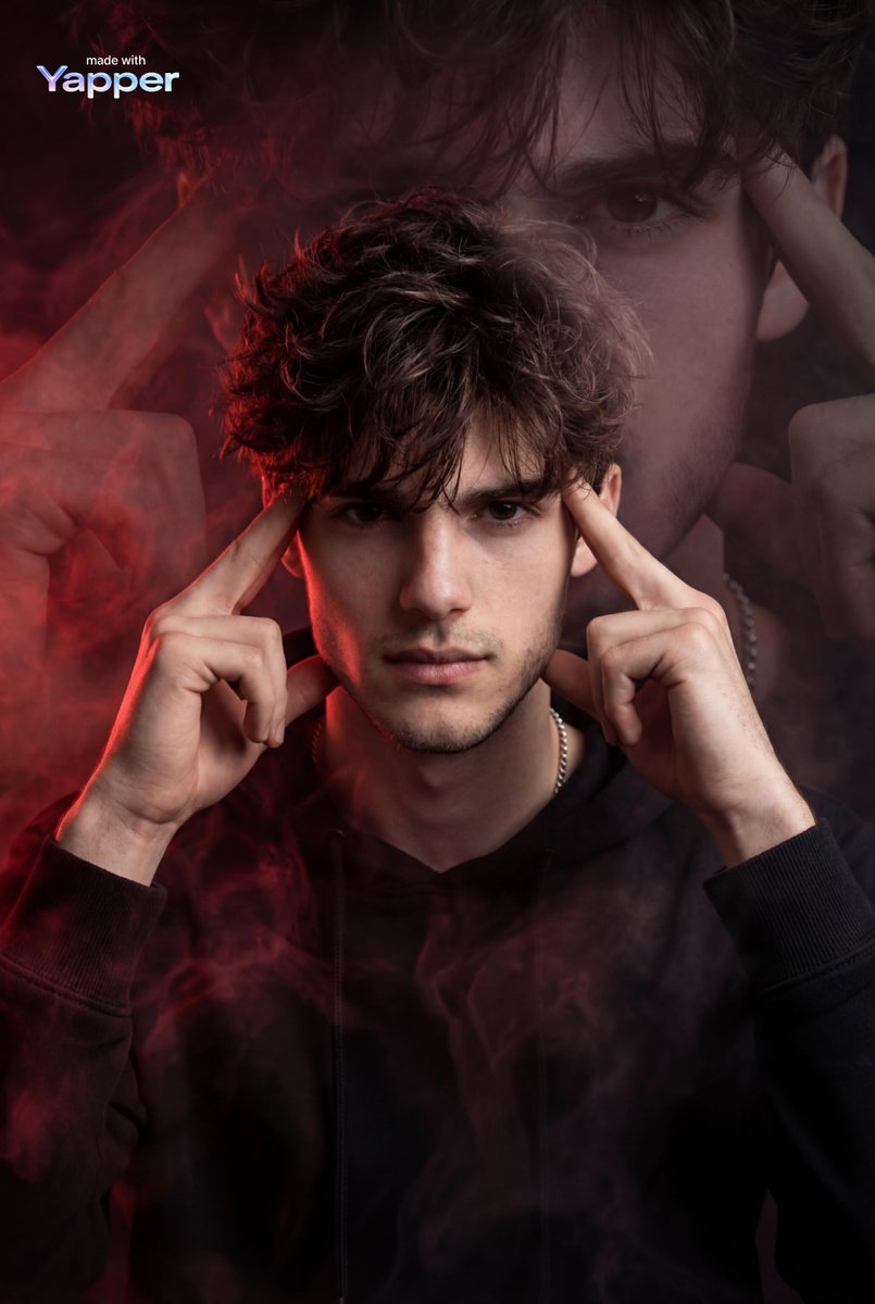 Cinematic Hyper-realistic Portrait with Ethereal Smoke — example 1