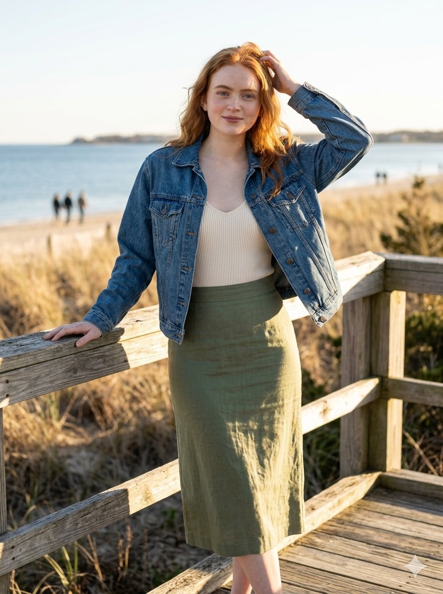 Golden Hour Portrait on a Boardwalk — example 2