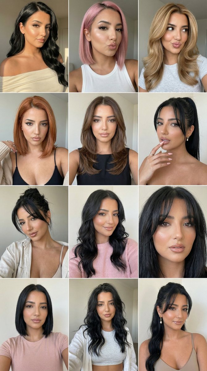Viral Instagram Beauty Carousel Grid (12 Panels)
