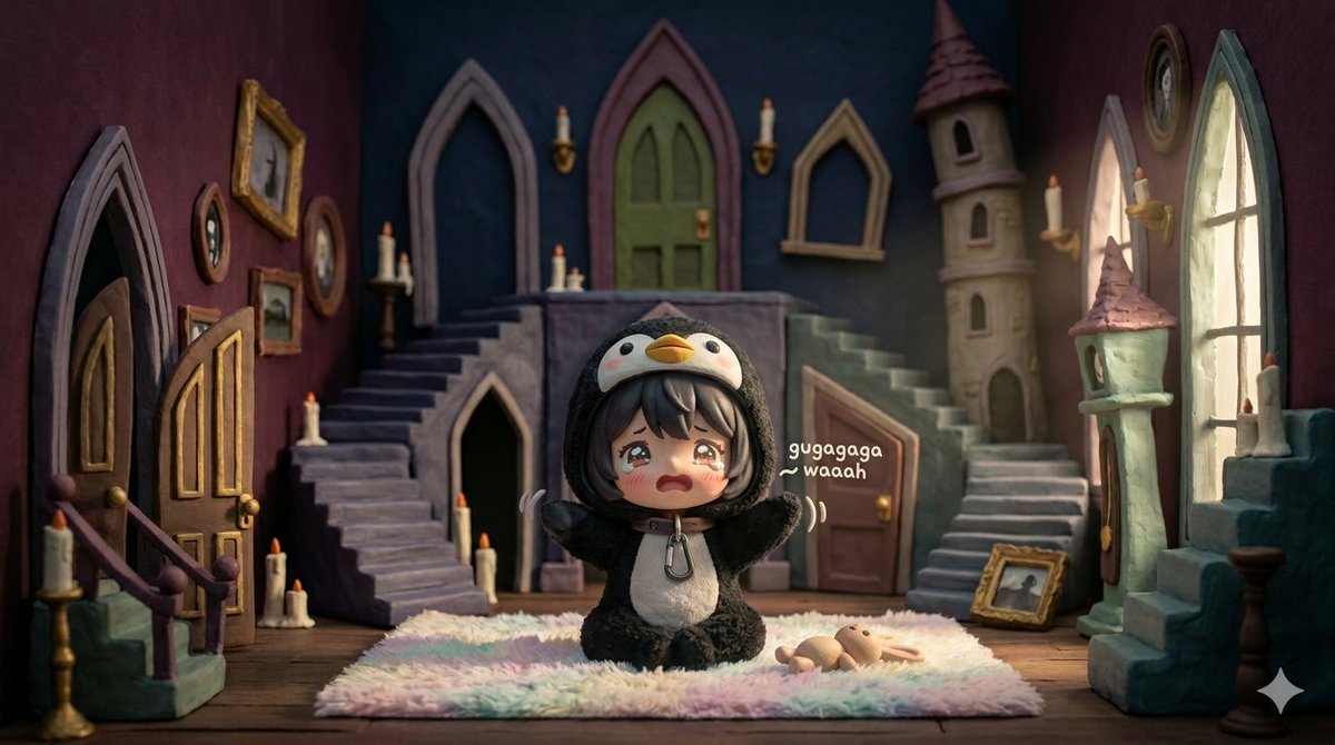 3D Tiny Anime Girl 'Gugu' Sequence — example 1