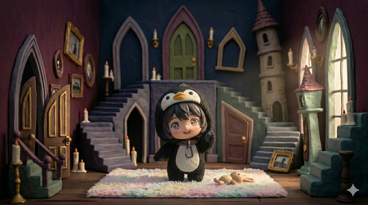 3D Tiny Anime Girl 'Gugu' Sequence — example 2
