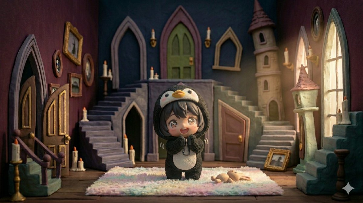 3D Tiny Anime Girl 'Gugu' Sequence — example 3