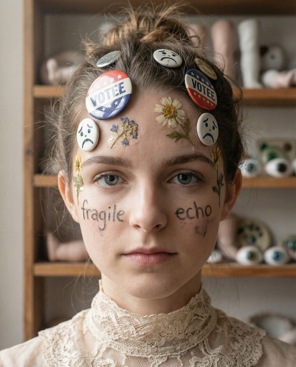 Tangible Melancholy: Surreal Editorial Portrait