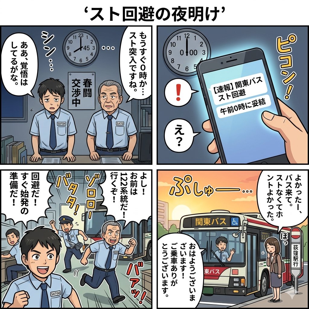 Four-Panel Manga Generation: Dawn of Strike Avoidance — example 1