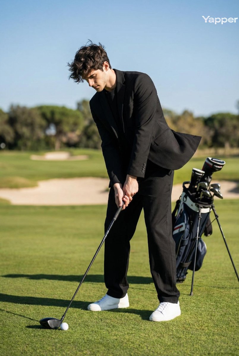 Cinematic Portrait of a Golfer — example 1