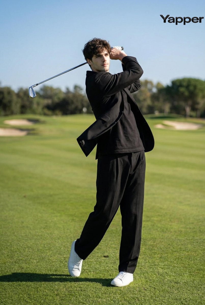 Cinematic Portrait of a Golfer — example 2