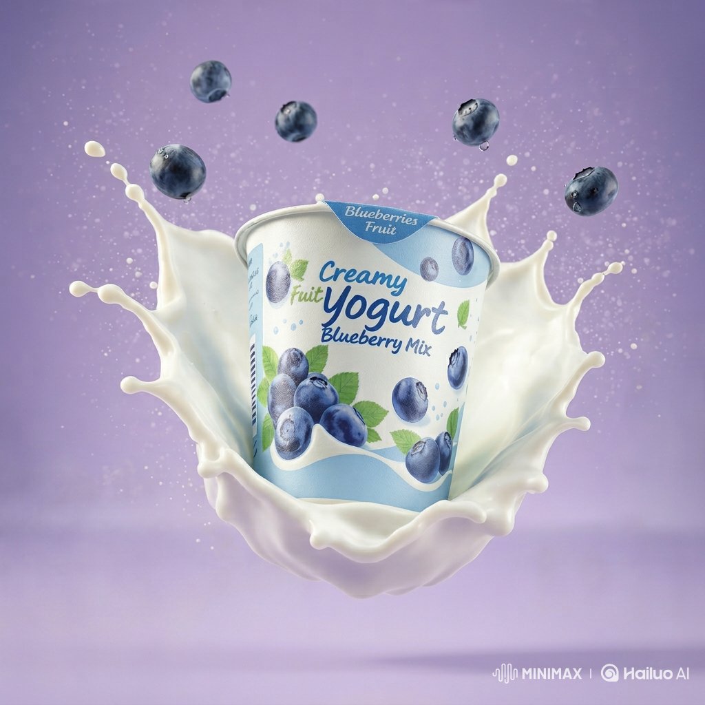 Ultra-Realistic Product Photography of Yogurt — example 2