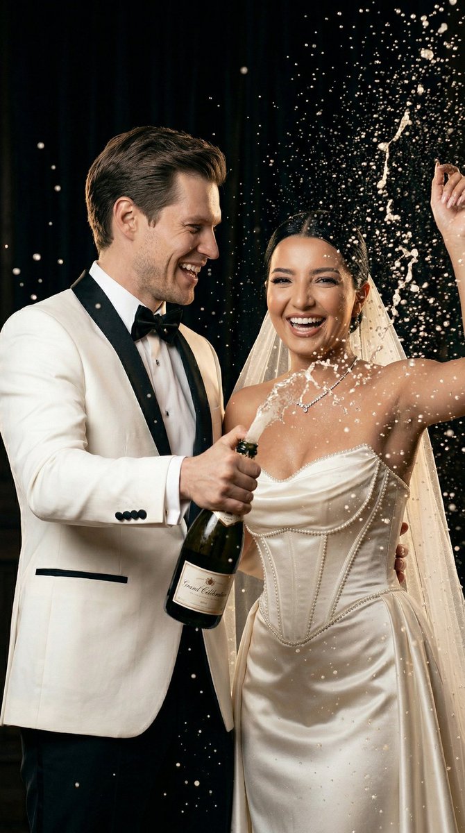 Luxury Champagne Wedding Campaign Image-to-Image Prompt for Nano Banana 2 — example 1