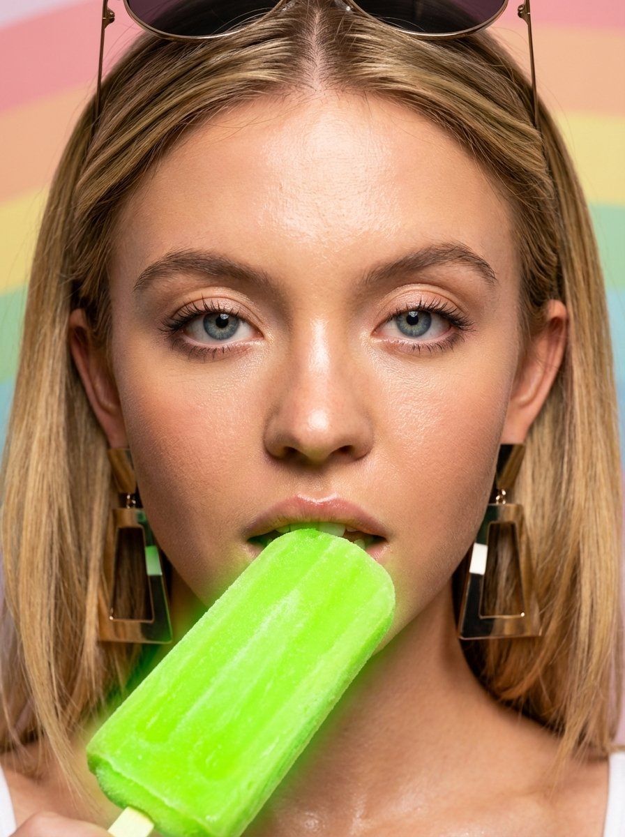 High-Fashion Beauty Close-Up Portrait Prompt for Nano Banana Pro — example 3