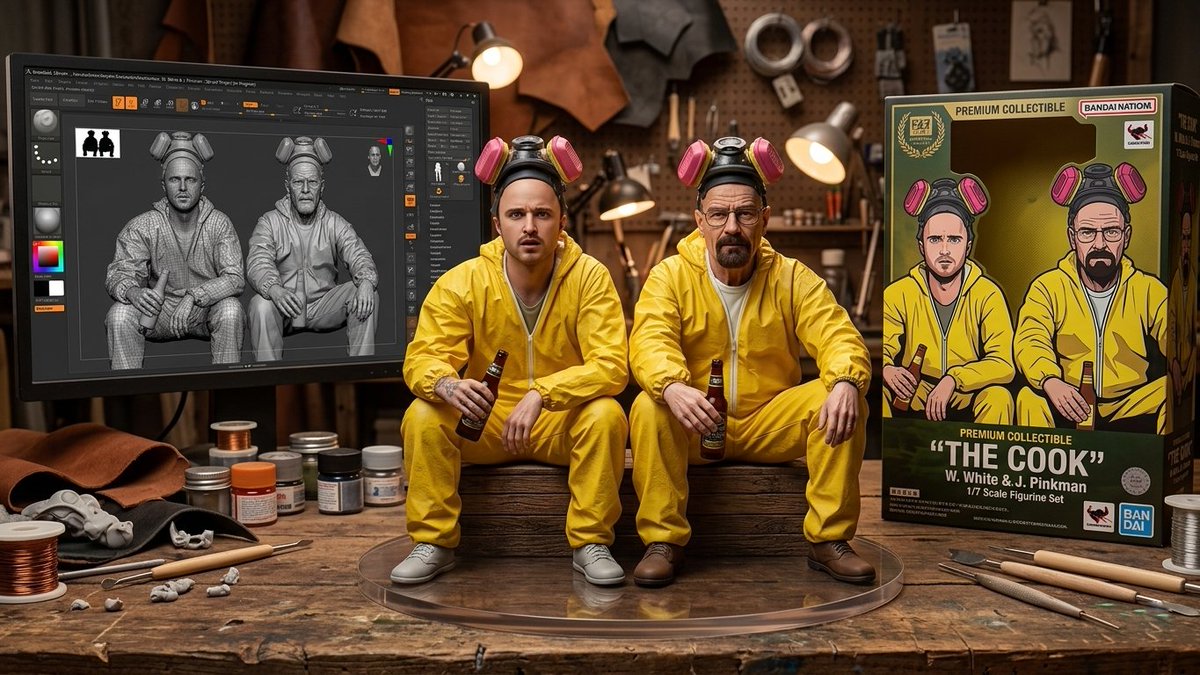Breaking Bad Collectible Figurine Prompt with Reference Image — example 2
